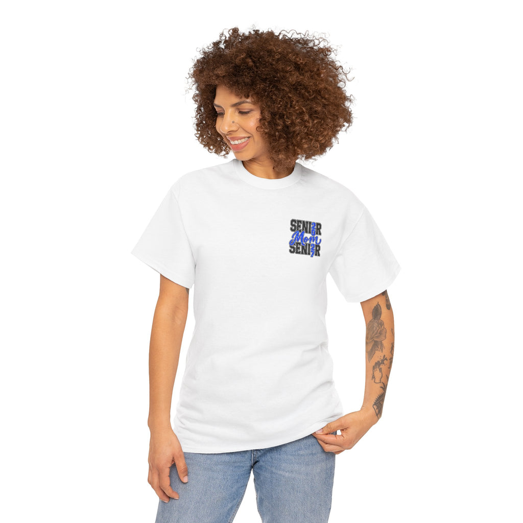 Senior Mom 2027 T-Shirt — Back Print Proud Senior Parent Tee