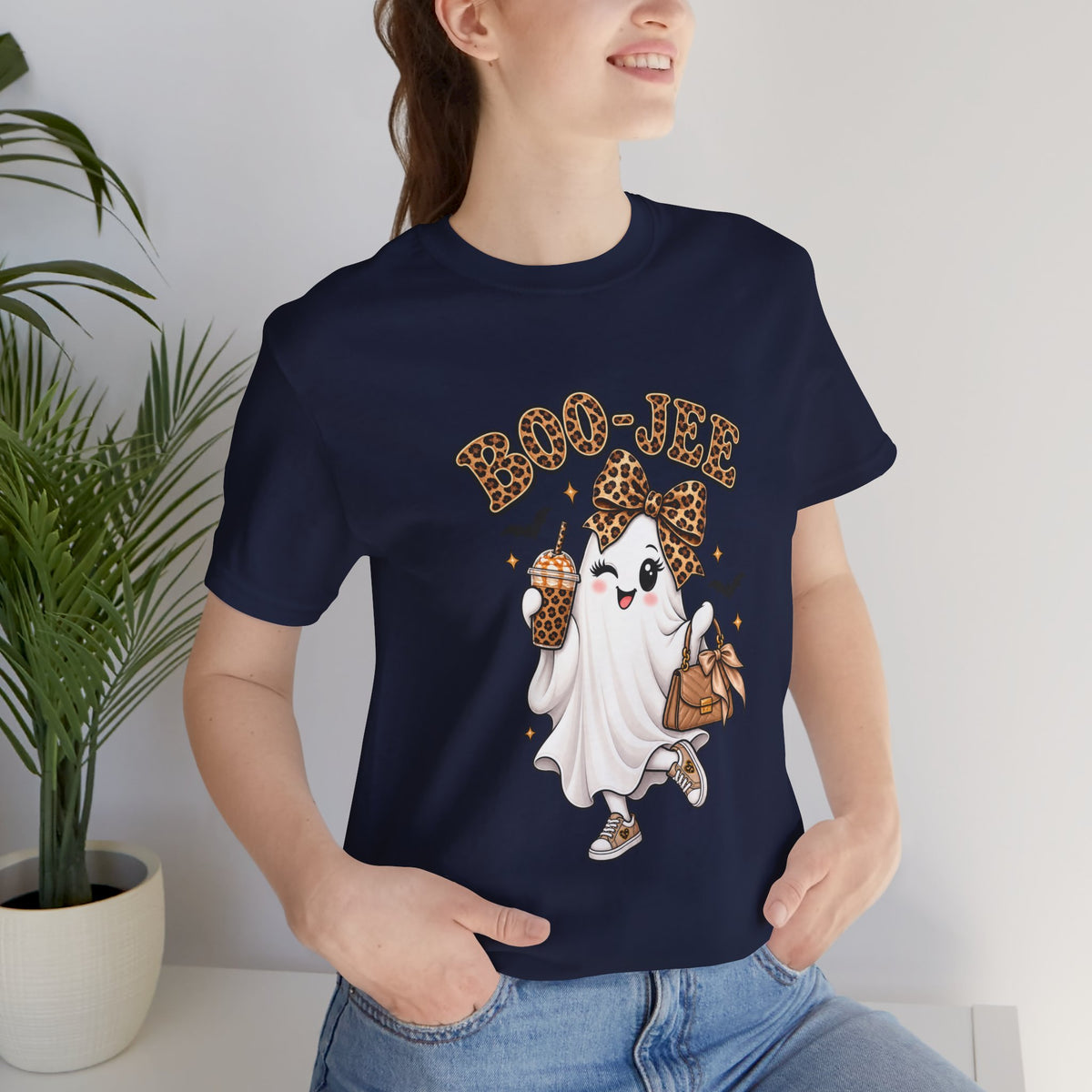 Boo-Jee Leopard Ghost Tee