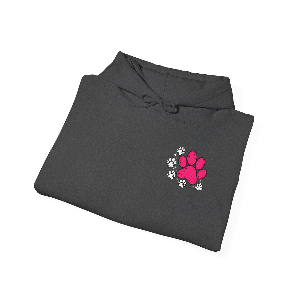 My Shadow Has Four Legs and a Tail Paw Print Hoodie