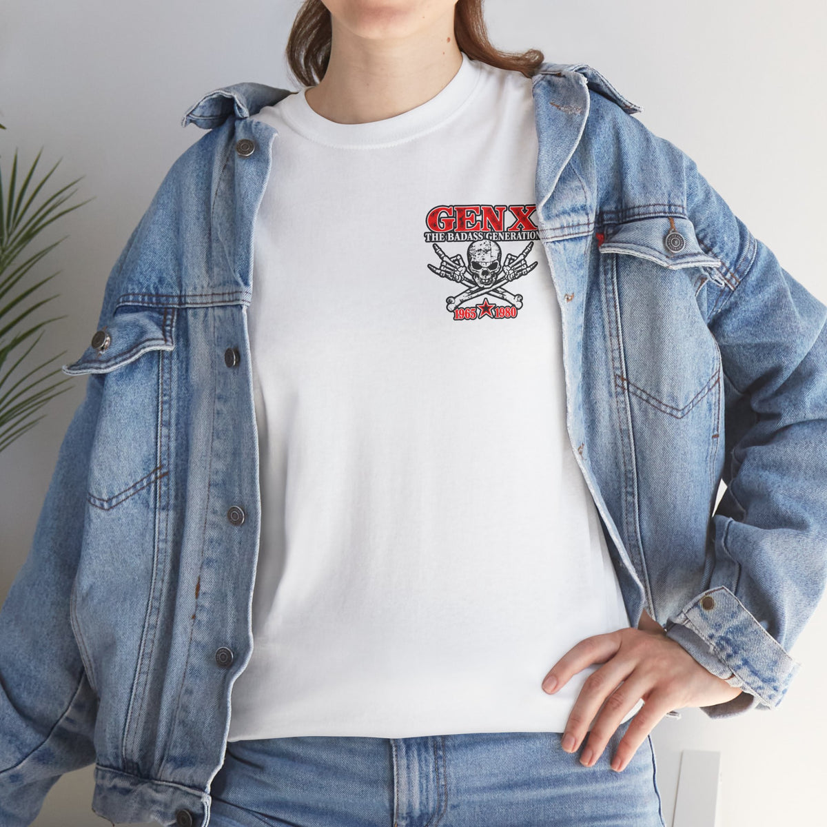 Gen X T‑Shirt — "The Badass Generation" Skull & Crossbones Retro Tee