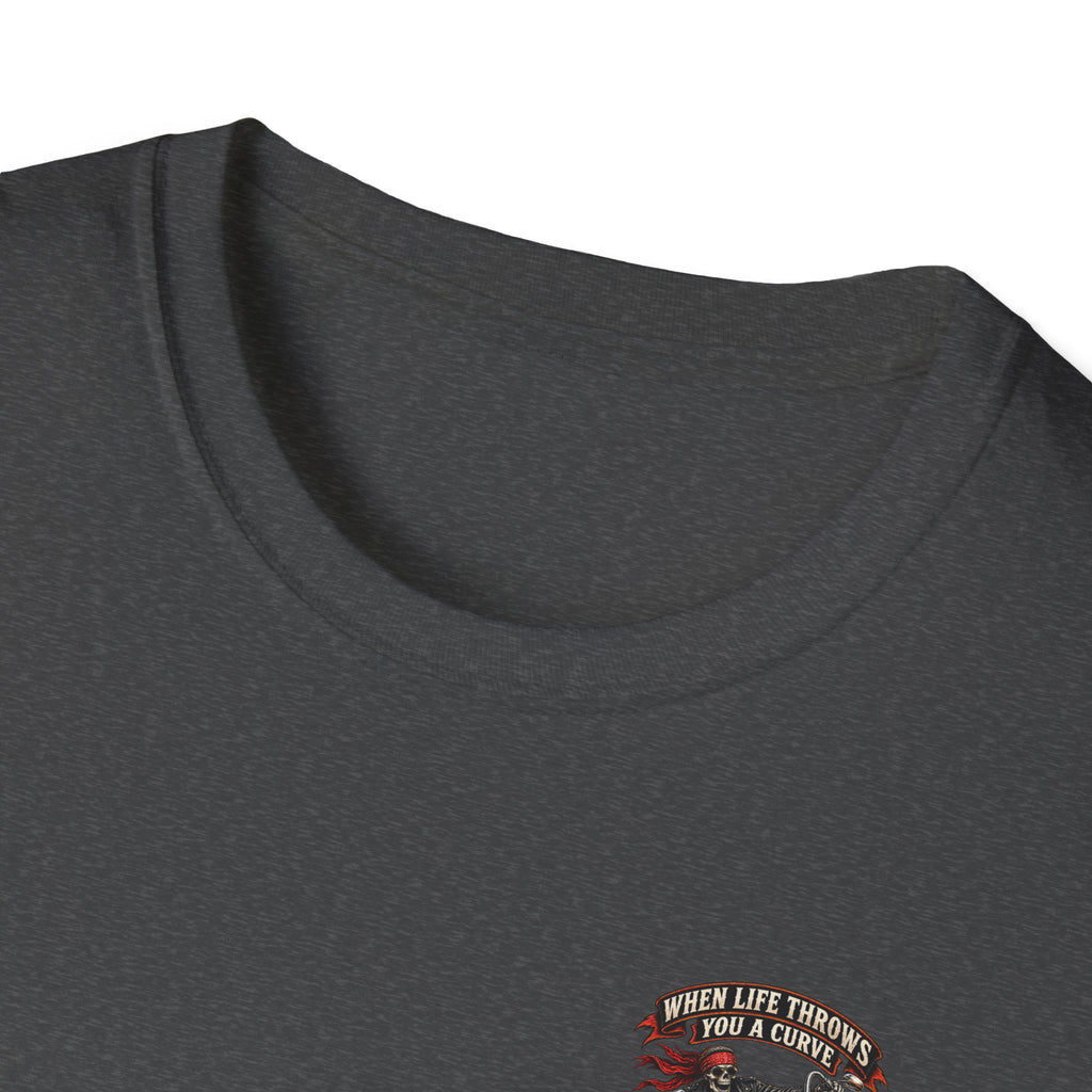 Motorcycle Rider Skull Tee — Born to Ride Graphic T-Shirt