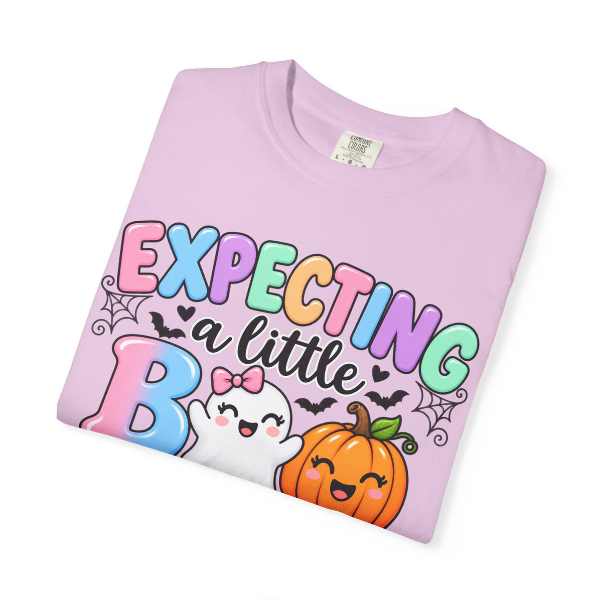 Expecting a Little Boo Maternity T-Shirt — Cute Halloween Pregnancy Tee