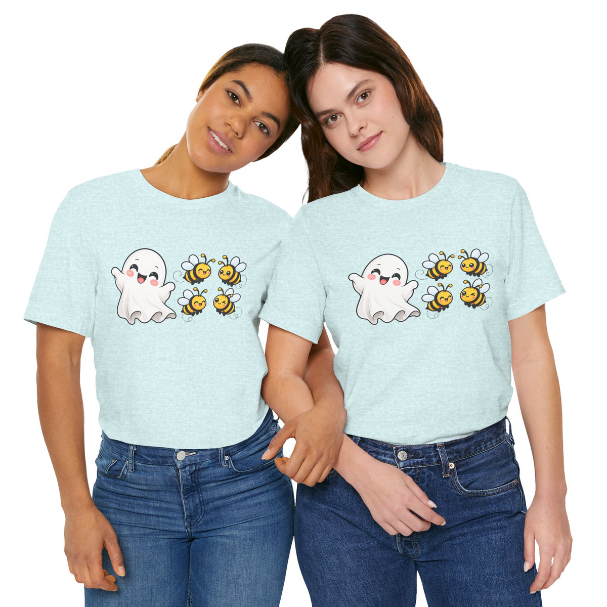 Boo & Bees Halloween Tee – Cute Ghost & Bee Shirt | Spooky Season Must-Have