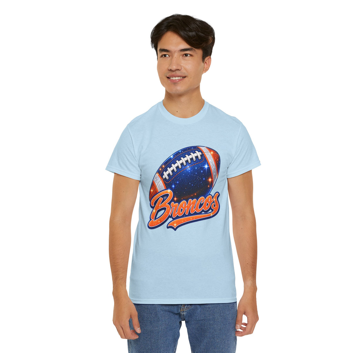 Broncos Football T-Shirt — Galaxy Football Graphic Tee