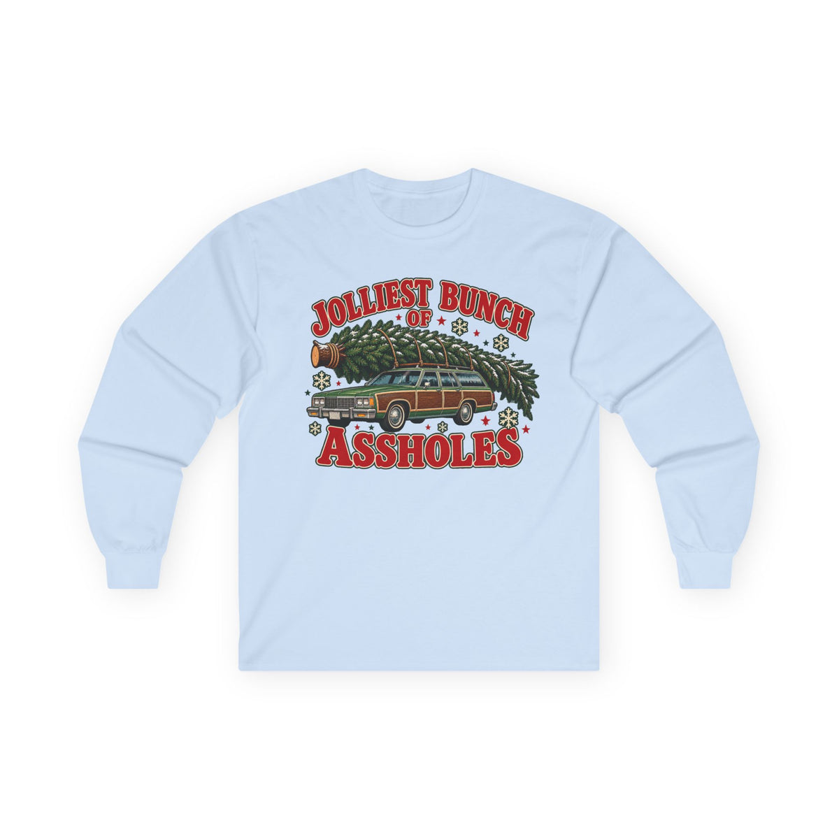 Jolliest Bunch of Assholes Christmas Long Sleeve Tee