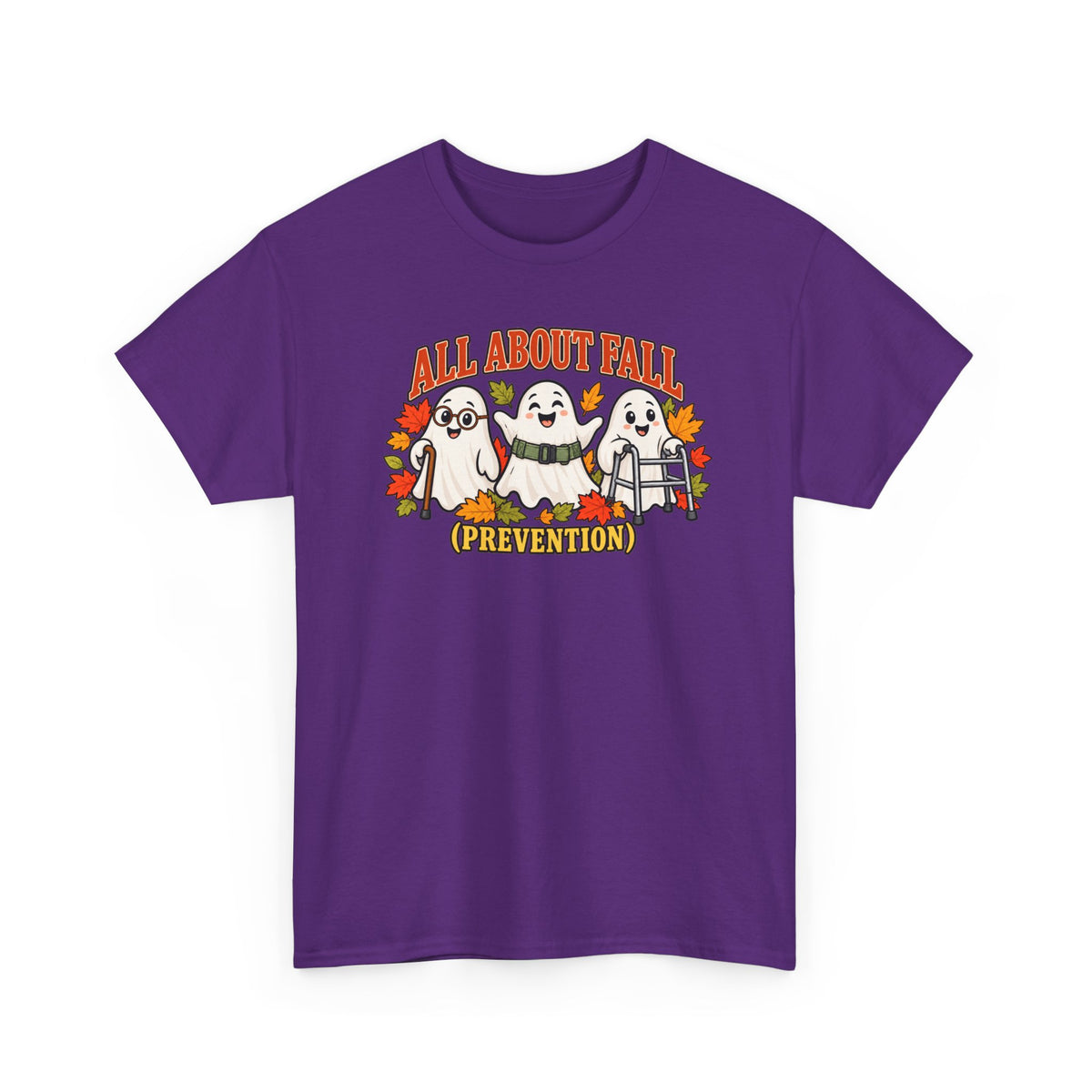 All About Fall (Prevention) Ghost Tee — Cute Halloween Autumn T-Shirt