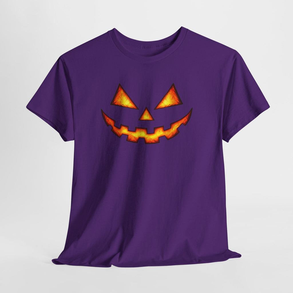Jack-O'-Lantern Pumpkin Scary Face T-Shirt — Halloween Horror Costume Tee