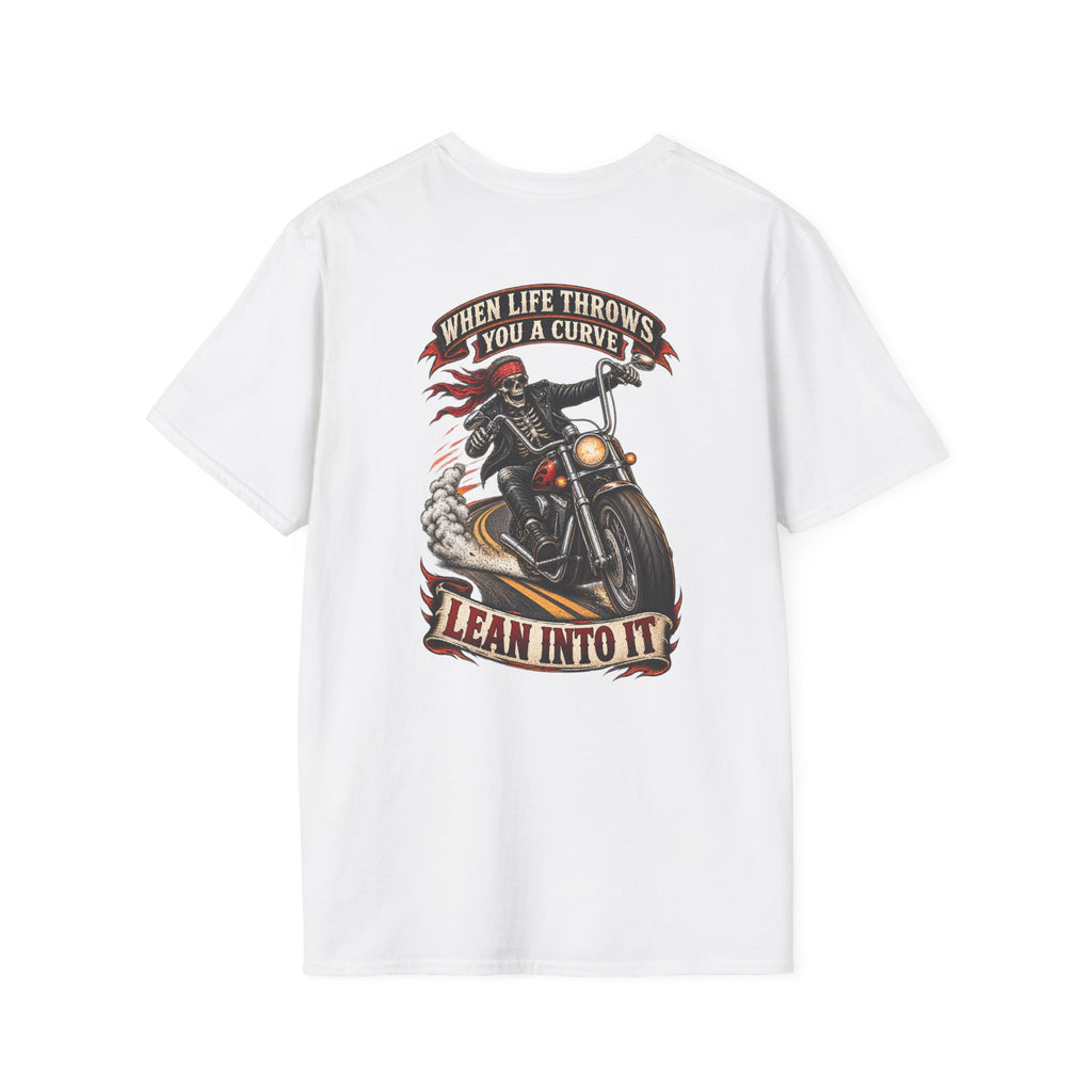 Motorcycle Rider Skull Tee — Born to Ride Graphic T-Shirt