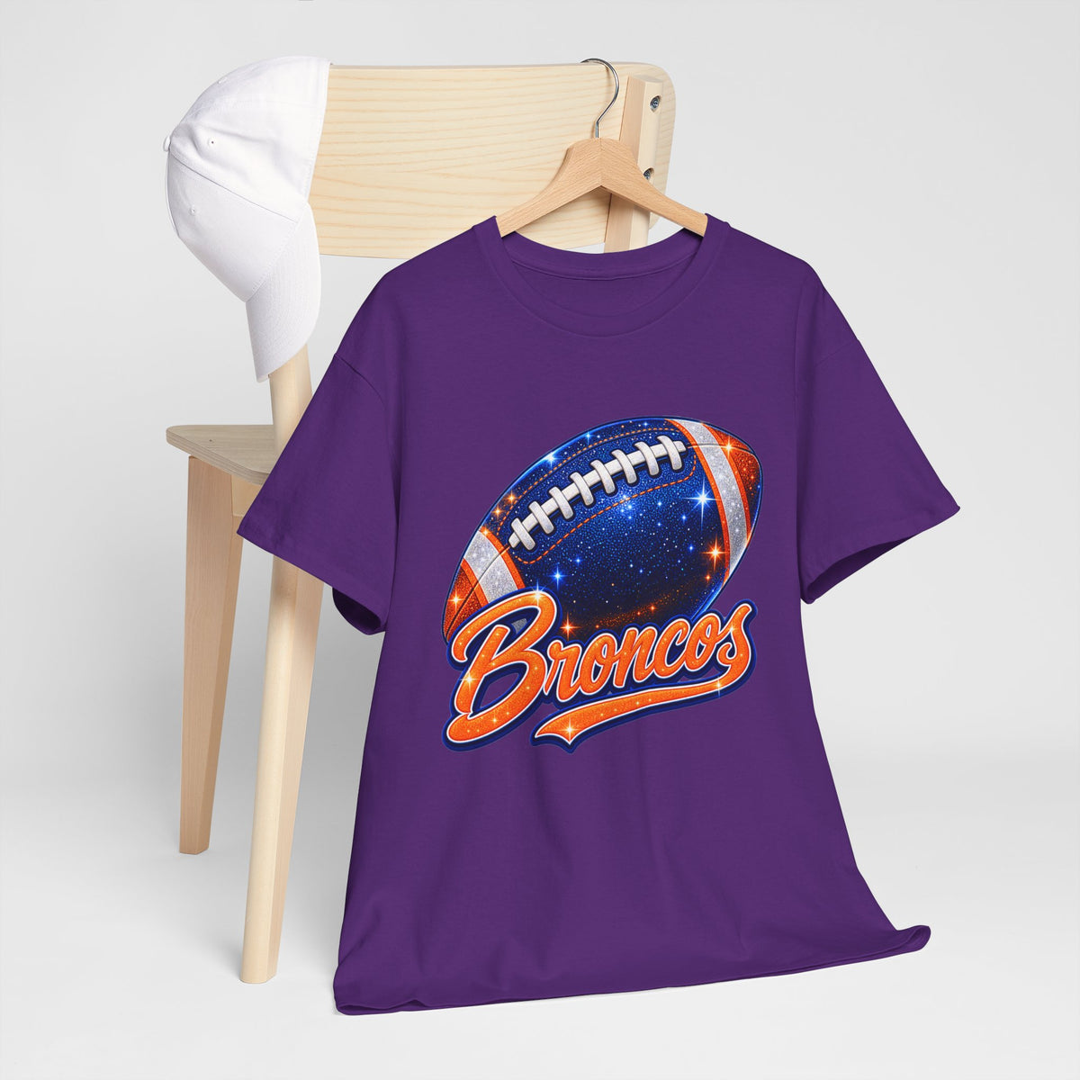 Broncos Football T-Shirt — Galaxy Football Graphic Tee
