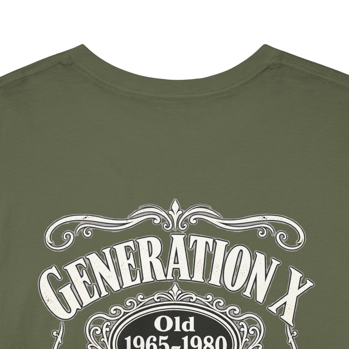 Generation X T‑Shirt — 'Stay Feral' Vintage Whiskey Label Tee (Born 1965–1980)