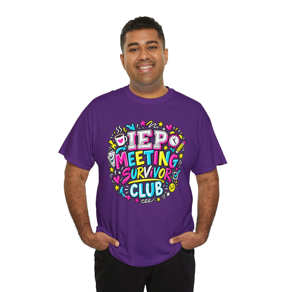 Video Meeting Survivor Club T-Shirt — Funny Remote Work Tee