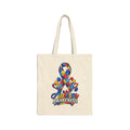 Eco Canvas Tote — Colorful Floral Buddha Design