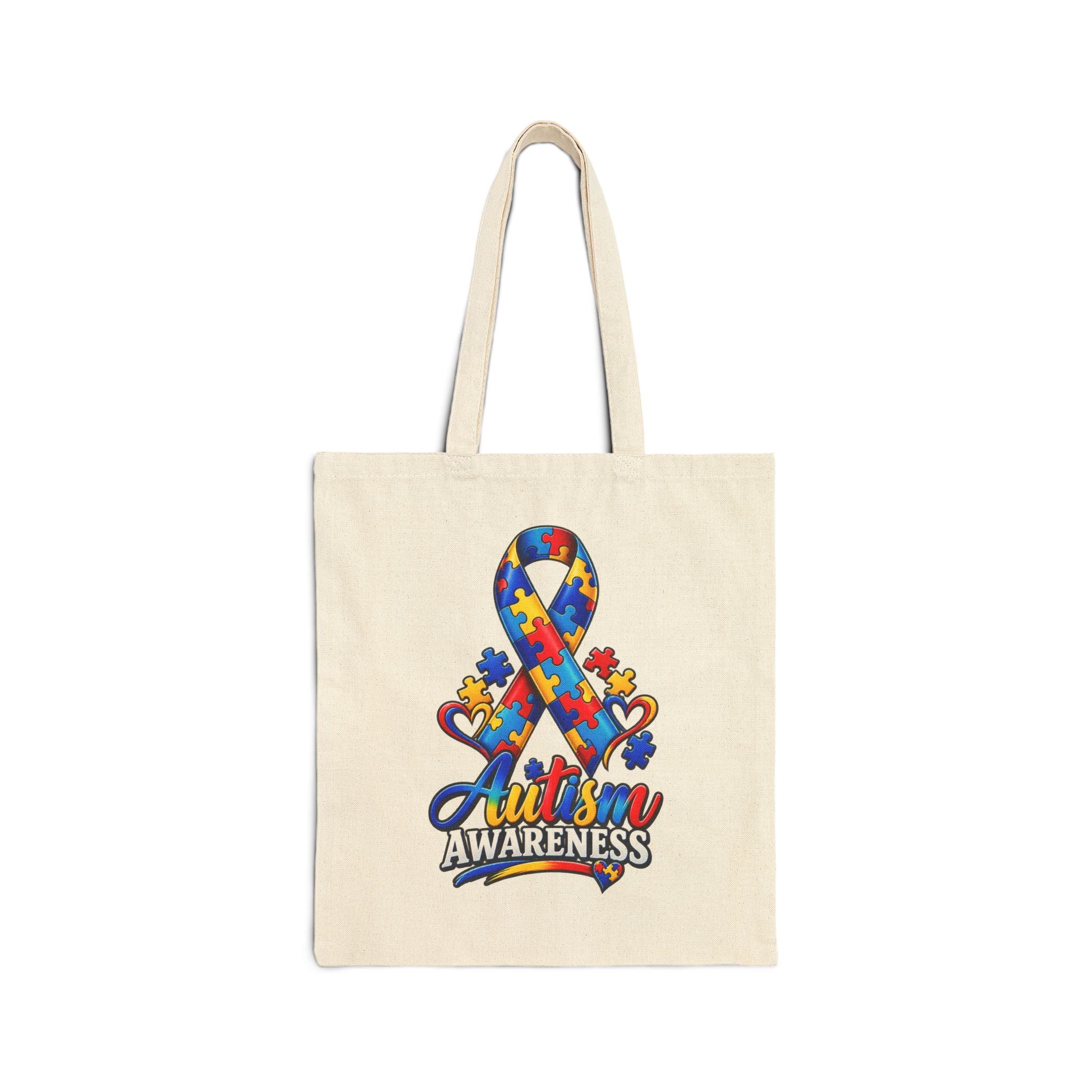 Eco Canvas Tote — Colorful Floral Buddha Design