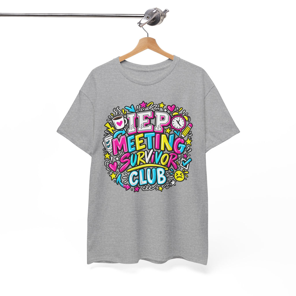 Video Meeting Survivor Club T-Shirt — Funny Remote Work Tee