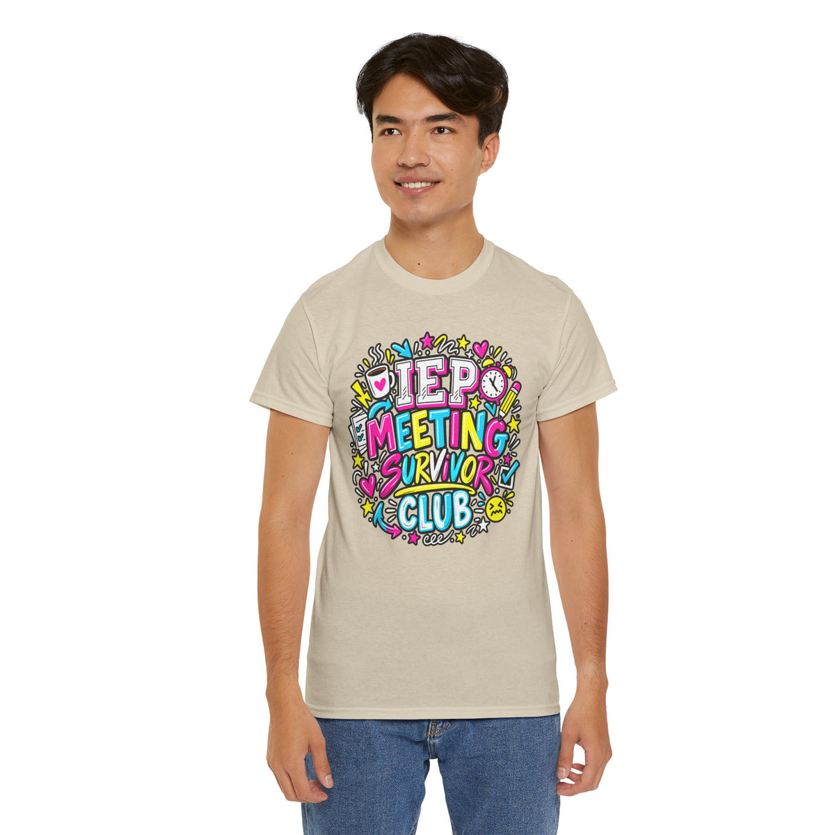 Video Meeting Survivor Club T-Shirt — Funny Remote Work Tee