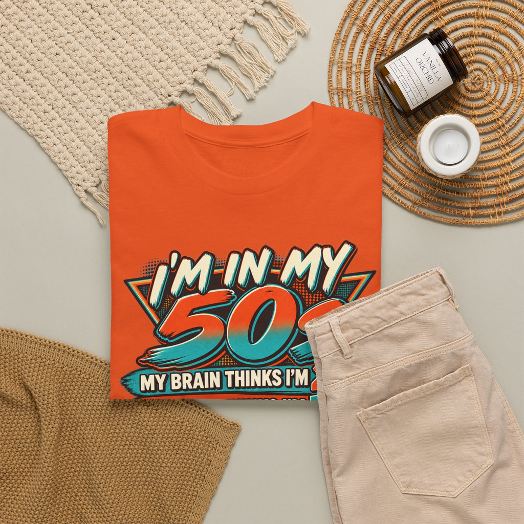 Retro 50s Birthday T‑Shirt — "I'm in My 50s" 80s Playlist Cassette Tee