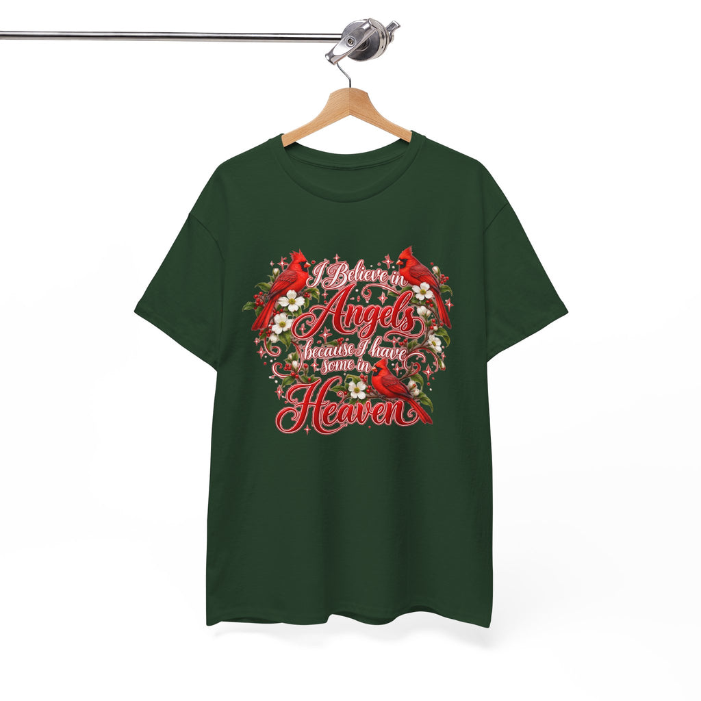 Angels from Heaven Cardinal Christmas T-Shirt