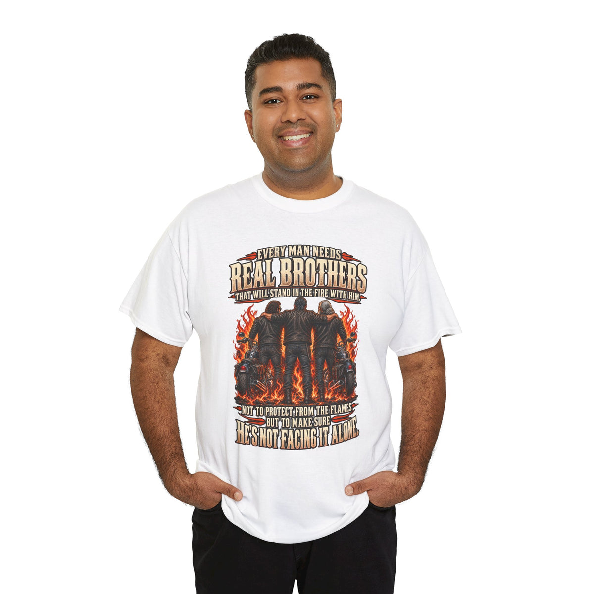 Real Brothers Graphic T-Shirt – Brotherhood and Strength