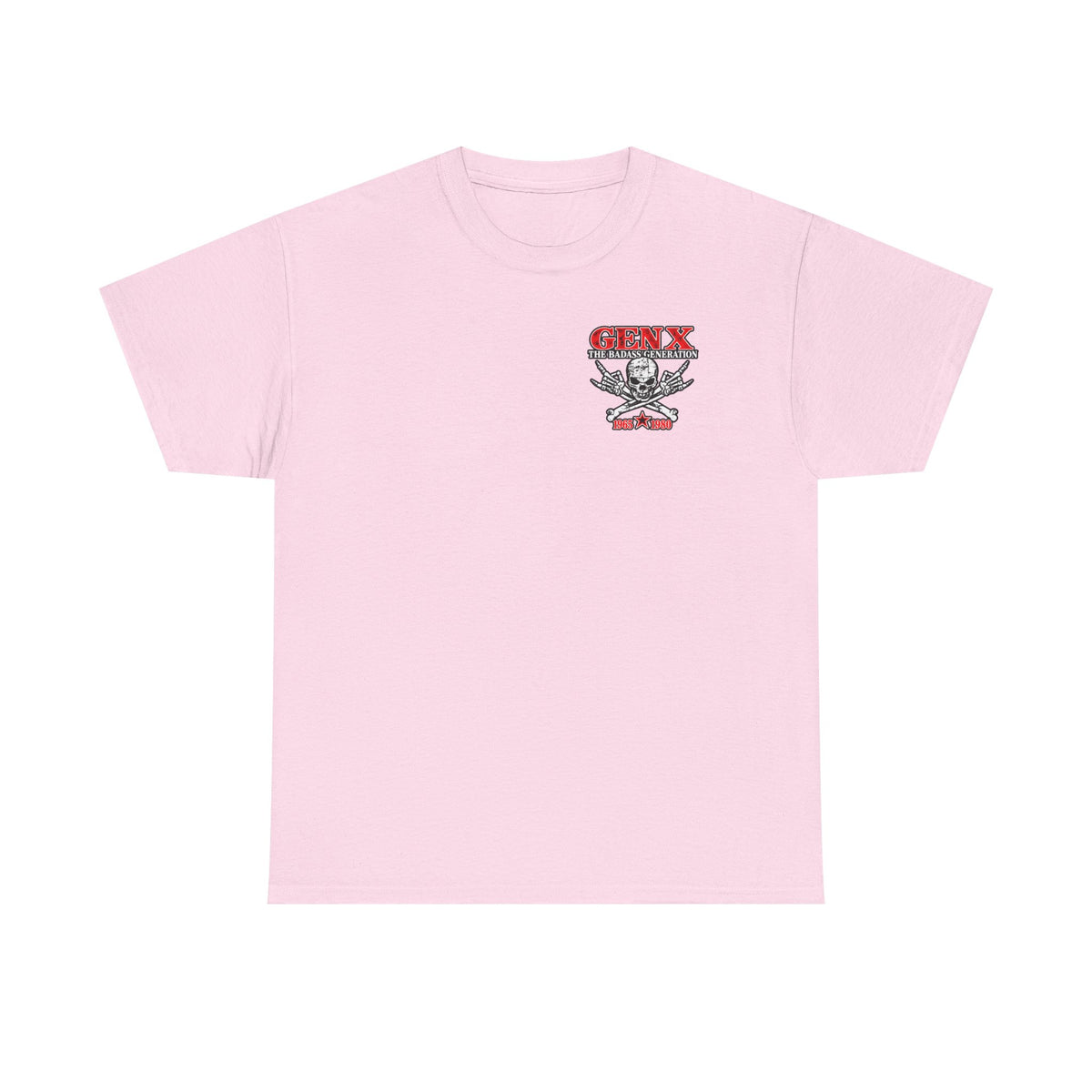 Gen X T‑Shirt — "The Badass Generation" Skull & Crossbones Retro Tee