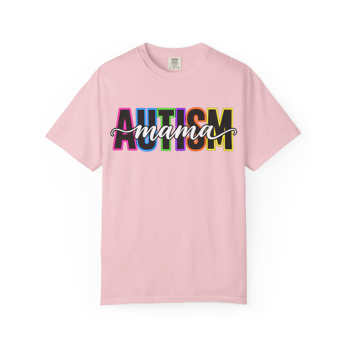 Autism Mama T-Shirt — Colorful Pride Support Tee for Moms