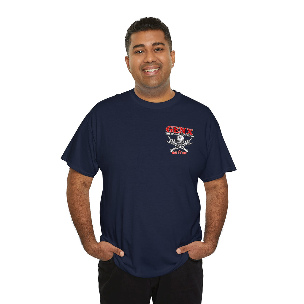 Gen X T‑Shirt — "The Badass Generation" Skull & Crossbones Retro Tee