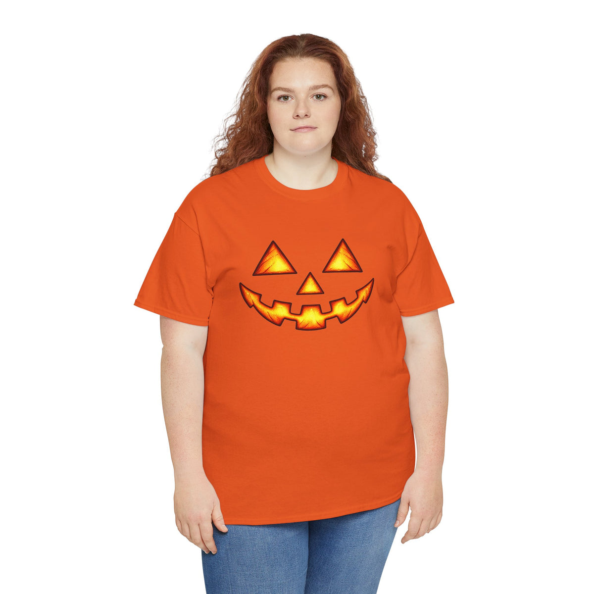 Halloween Jack-O'-Lantern Happy T-Shirt
