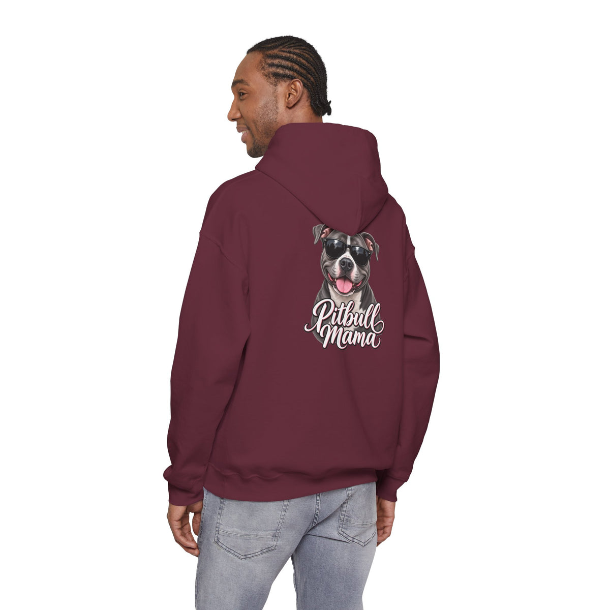 Pitbull Mama Hoodie — Cute Pitbull Dog Mom Pullover