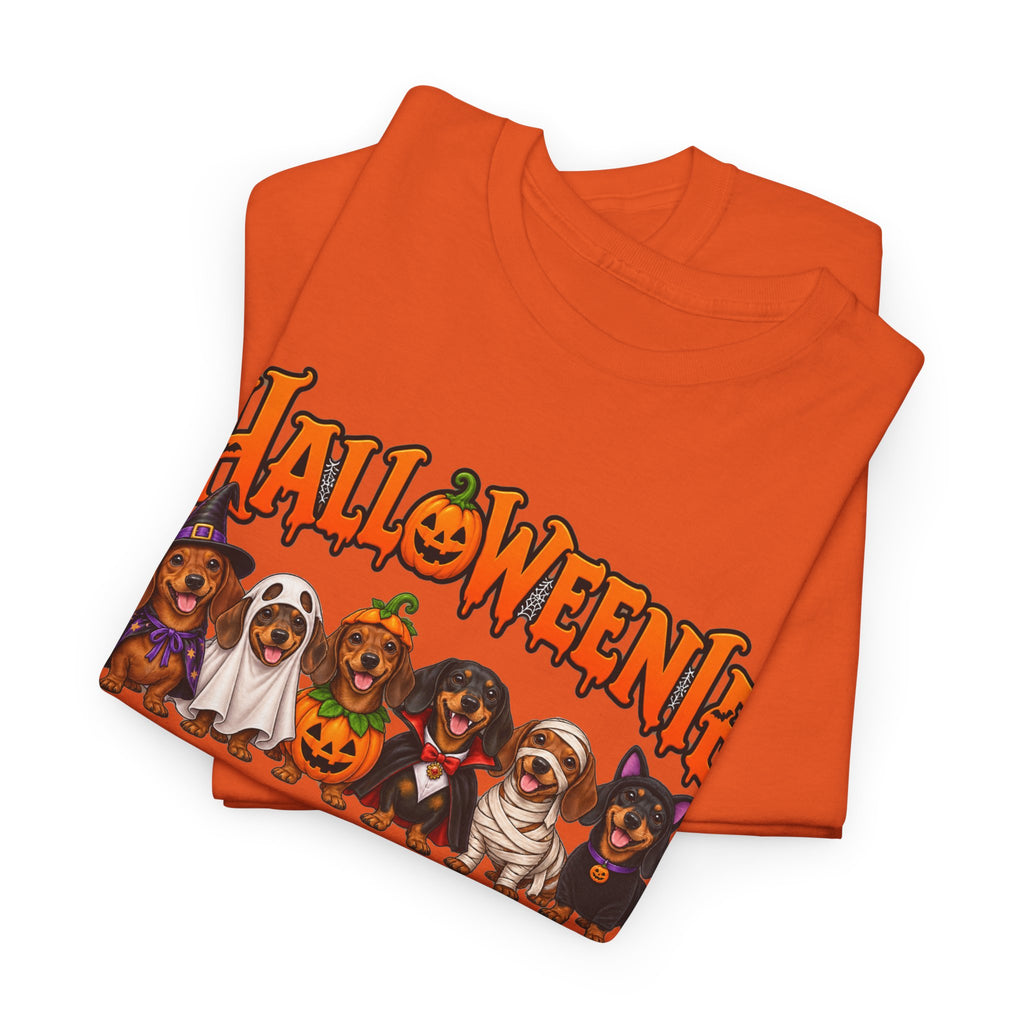 Halloweenie Dachshund T-Shirt | Halloween Dog Graphic