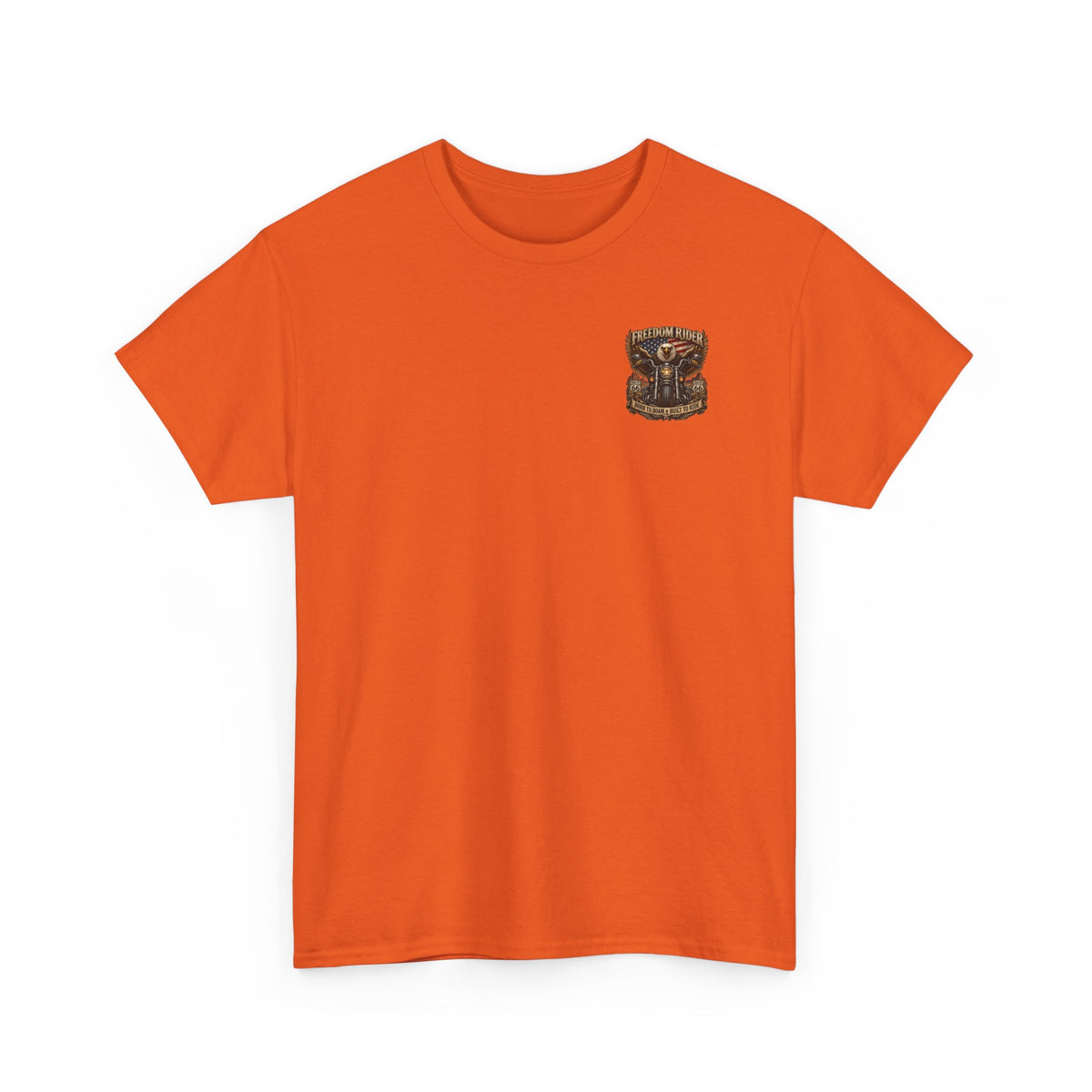 Freedom Rider Motorcycle T‑Shirt — Born to Roam Vintage Biker Tee