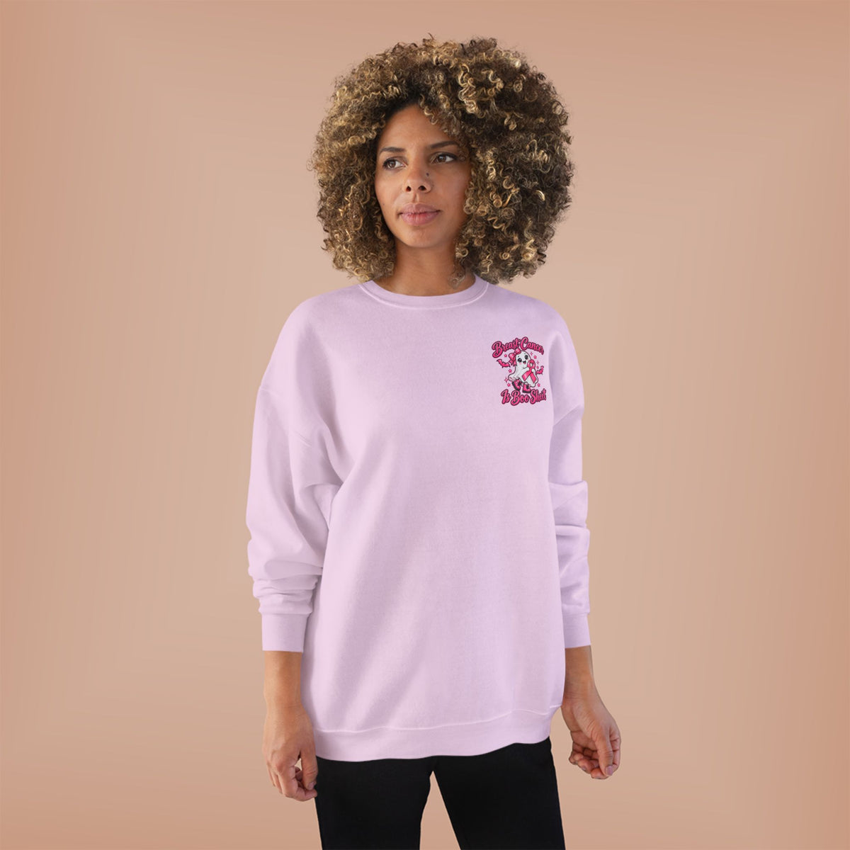 Breast Cancer Awareness Crewneck Sweatshirt – "In October We Wear Pink"