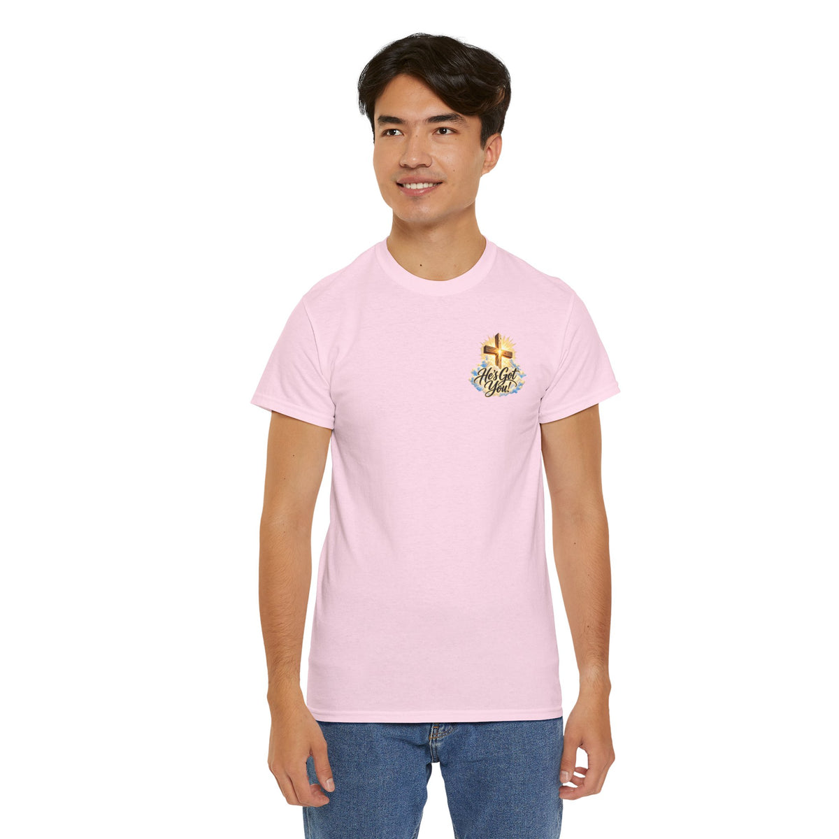 Don't Overthink It He's Got You Tee — Christian Cross Inspirational T‑Shirt