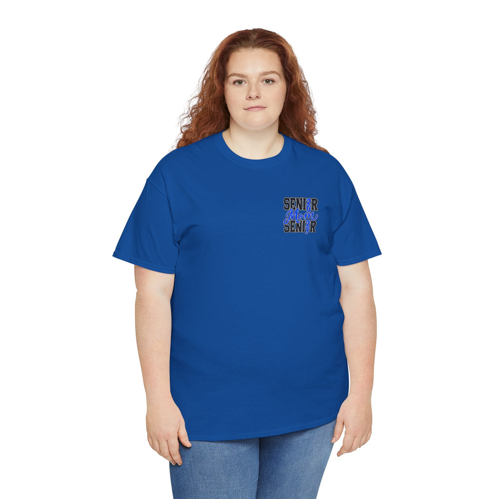 Senior Mom 2027 T-Shirt — Back Print Proud Senior Parent Tee