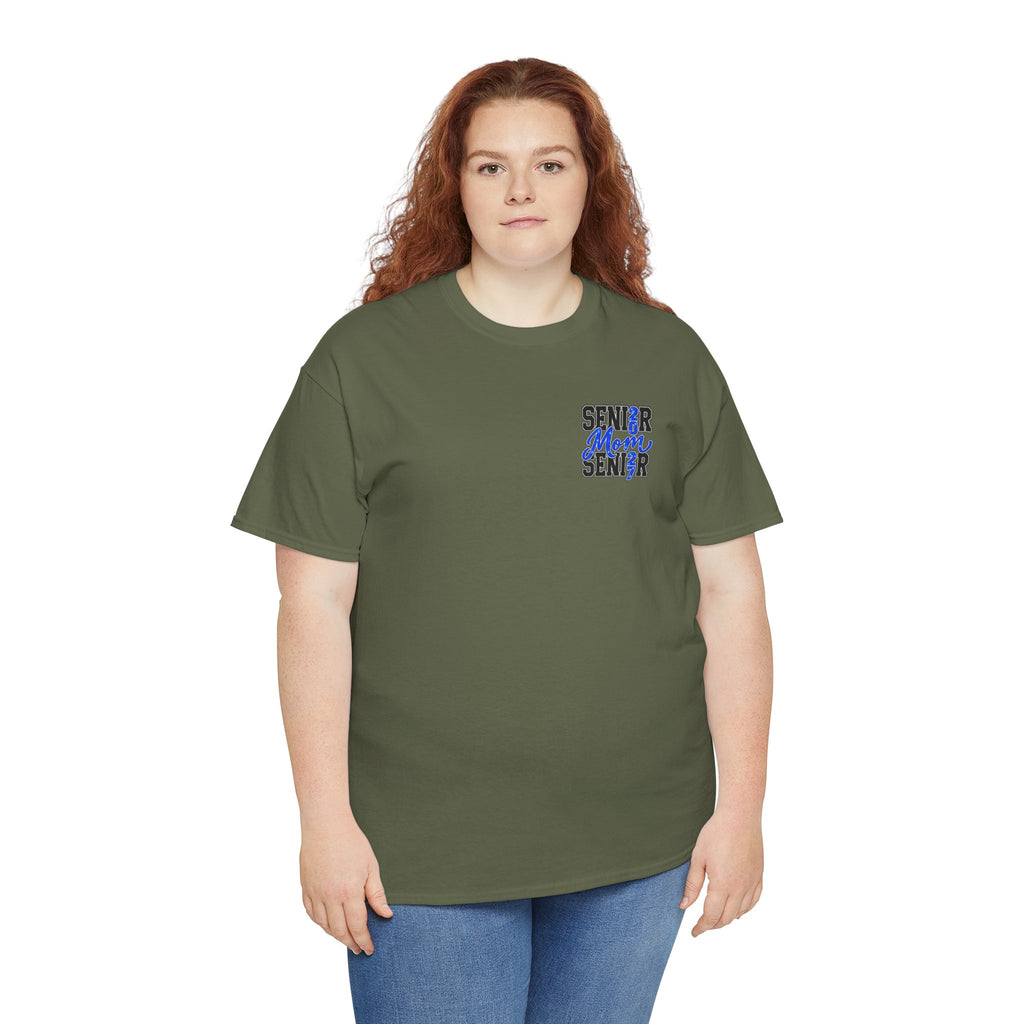 Senior Mom 2027 T-Shirt — Back Print Proud Senior Parent Tee