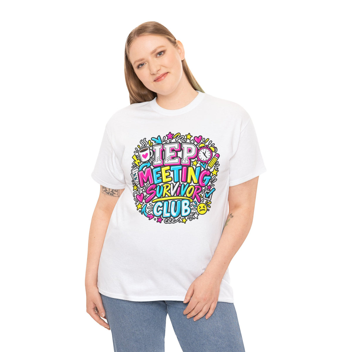 Video Meeting Survivor Club T-Shirt — Funny Remote Work Tee