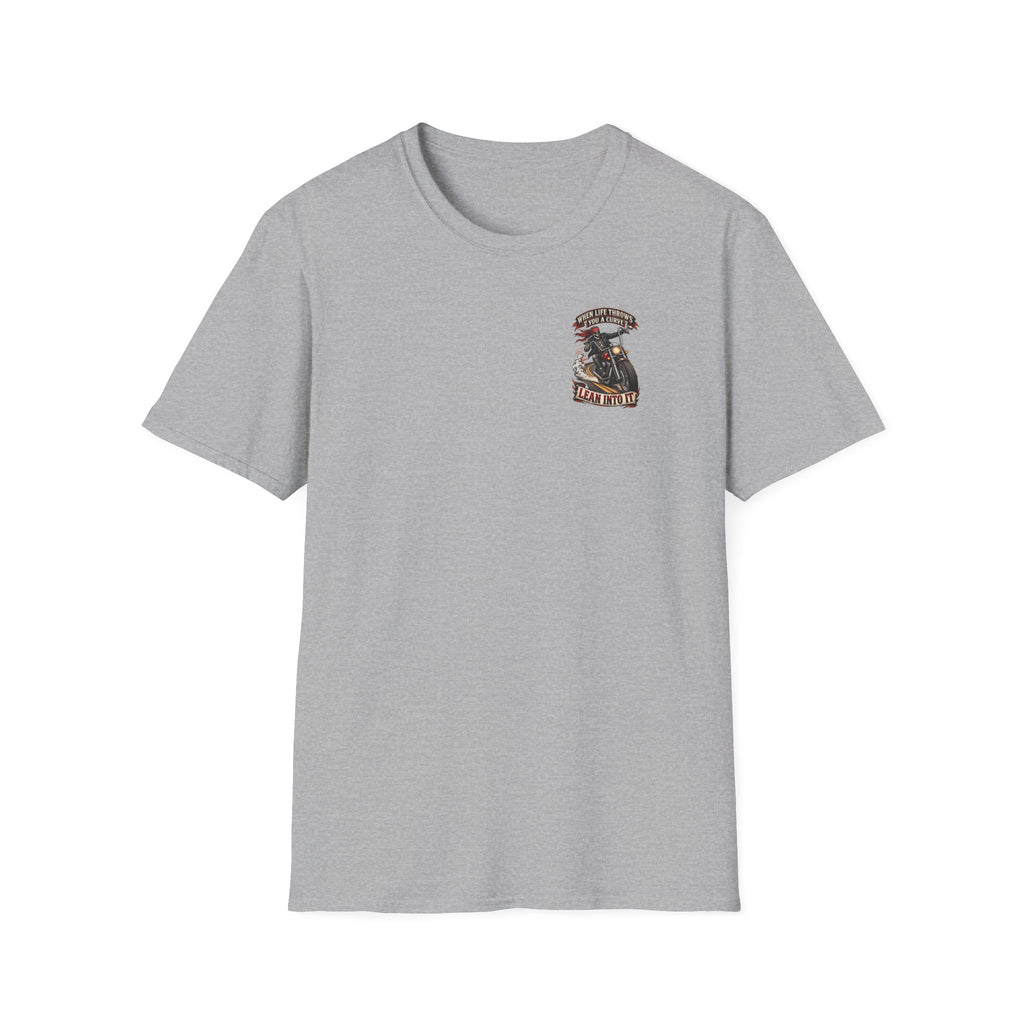 Motorcycle Rider Skull Tee — Born to Ride Graphic T-Shirt