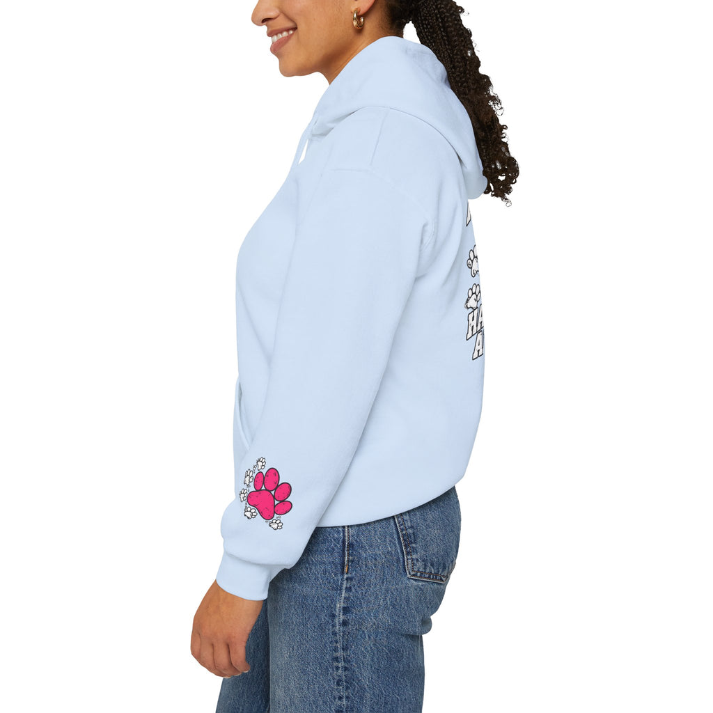 My Shadow Has Four Legs and a Tail Paw Print Hoodie