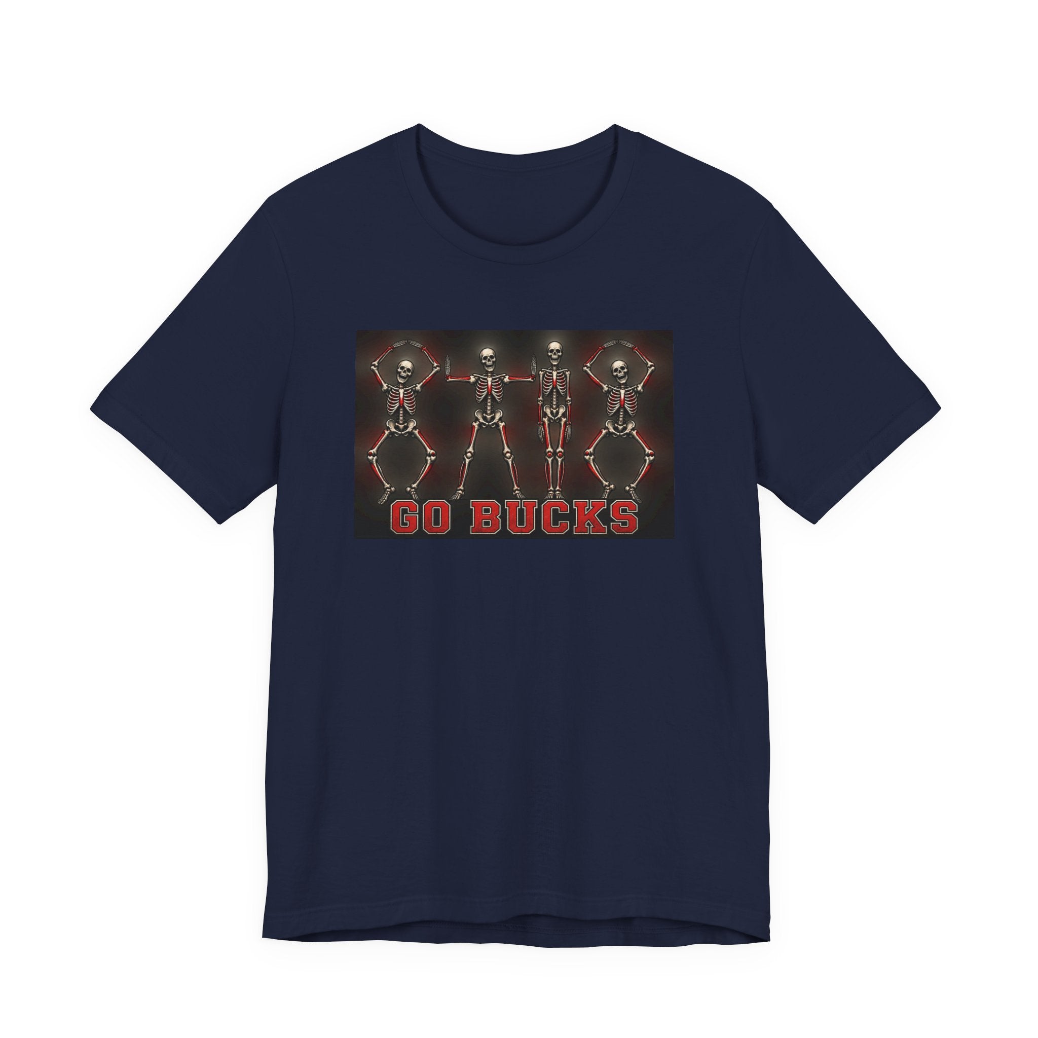 Go Bucks T-Shirt — Dancing Skeletons College Game Day Tee