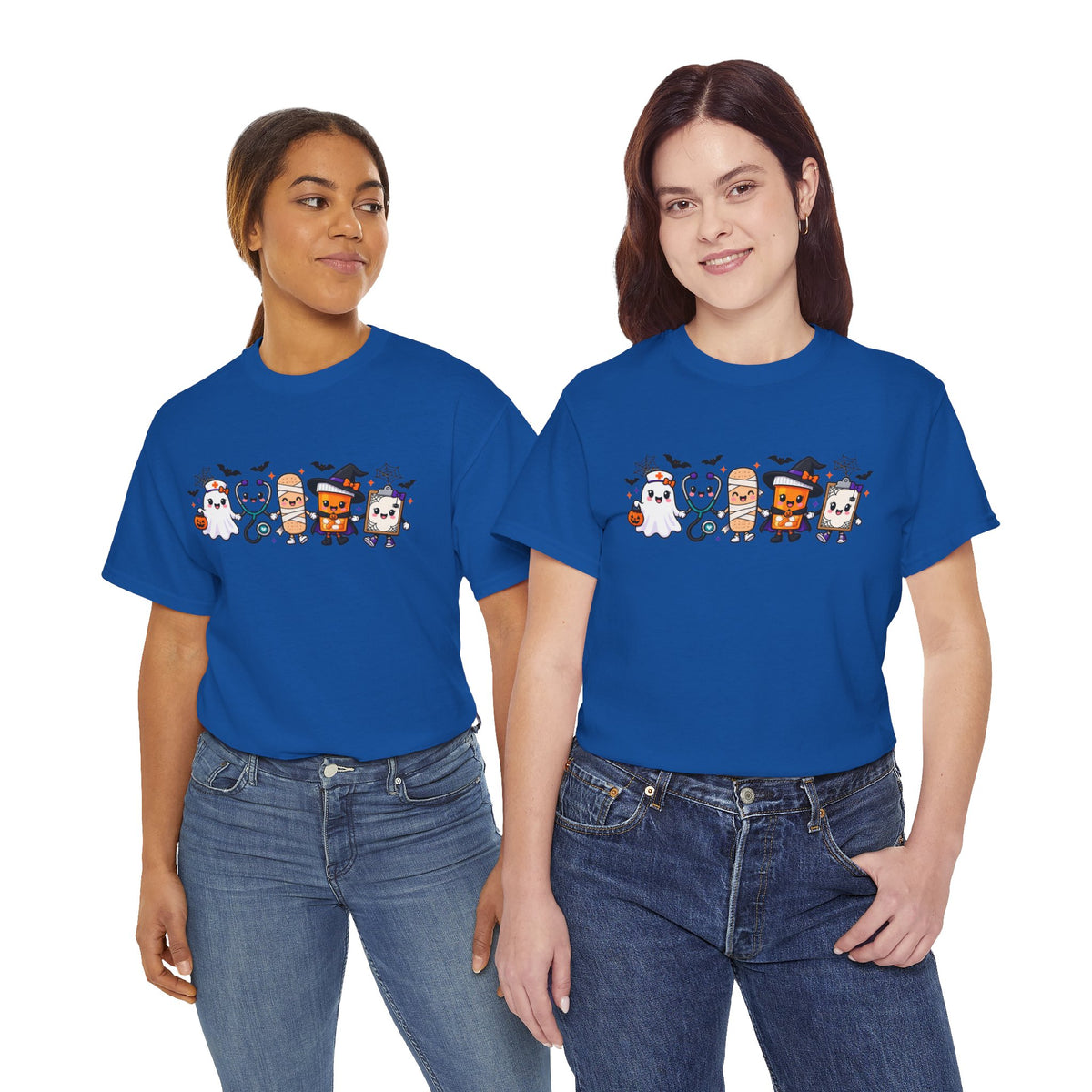 Halloween Candy Characters Tee — Cute Trick-or-Treat Ghosts & Candy Corn Shirt