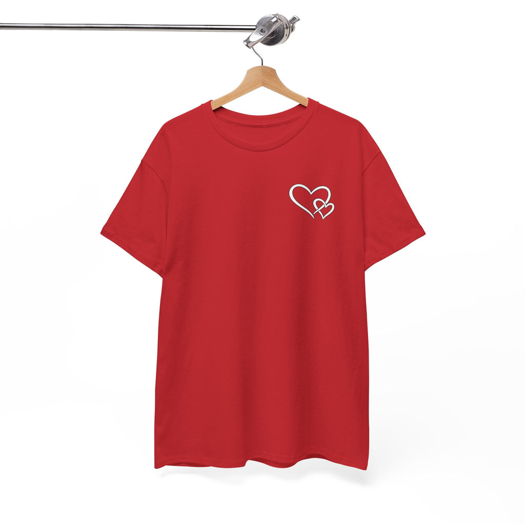 Inspirational Heart T-Shirt – "To the Person Behind Me: You Are Amazing, Beautiful and Enough" Motivational Tee