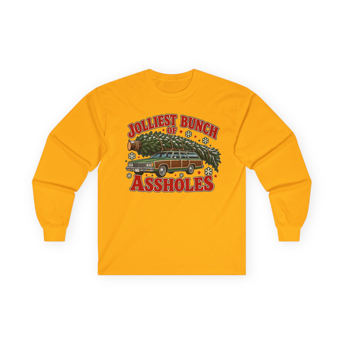 Jolliest Bunch of Assholes Christmas Long Sleeve Tee