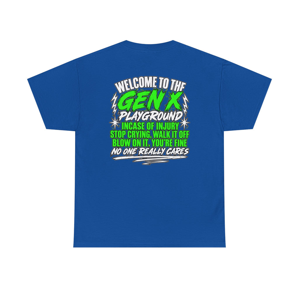 Gen X Playground T‑Shirt — "Welcome to the Gen X Playground" Graphic Tee