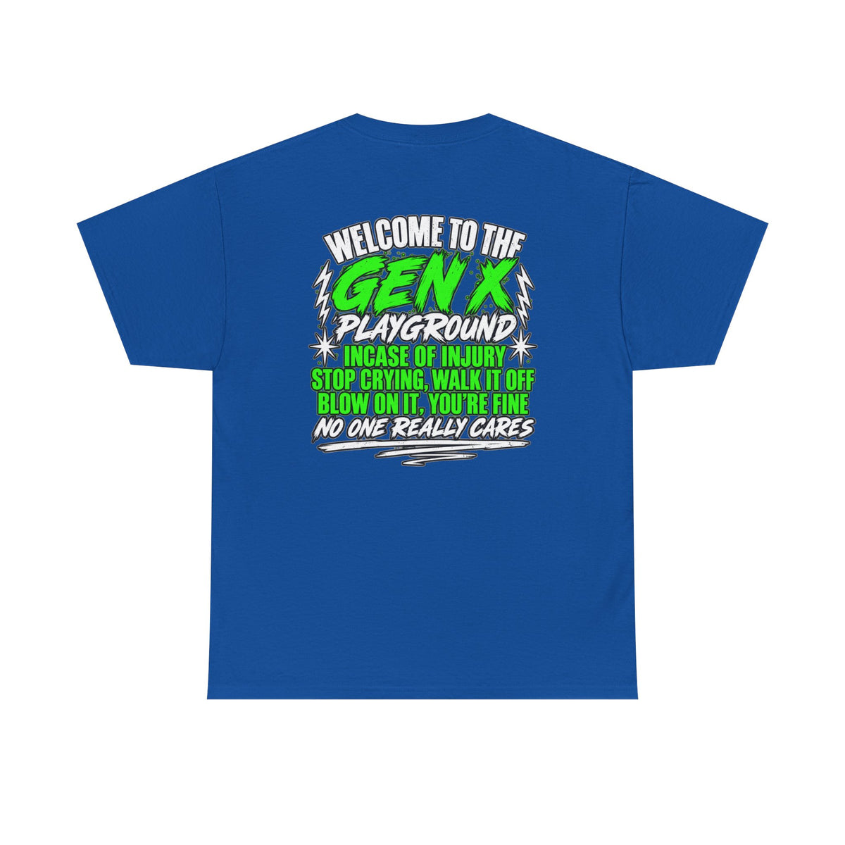 Gen X Playground T‑Shirt — "Welcome to the Gen X Playground" Graphic Tee