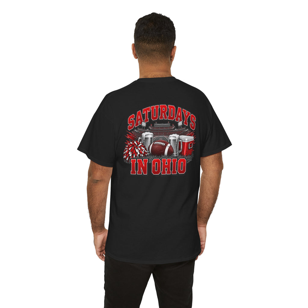 T-Shirt — Saturdays in Ohio Football & Tailgate Tee