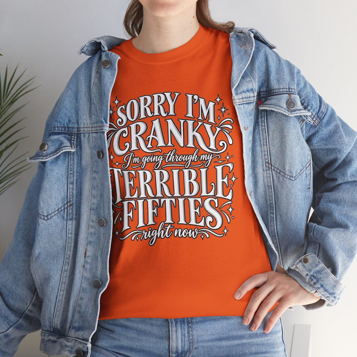 Sorry I'm Cranky—Terrible Fifties Funny Graphic Tee