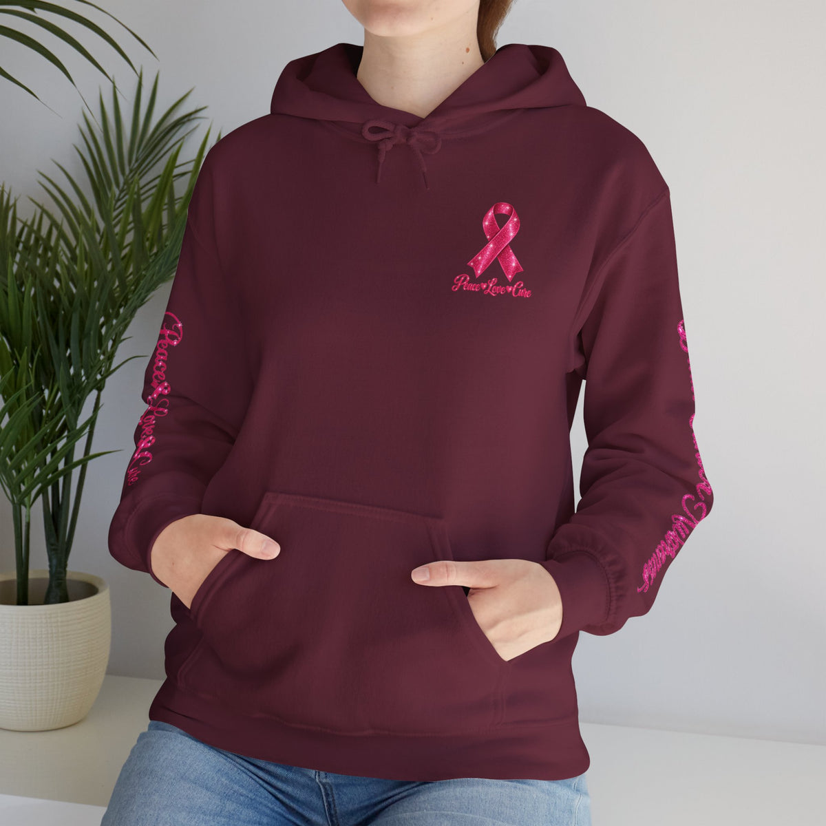 Pink Ribbon Breast Cancer Awareness Hoodie