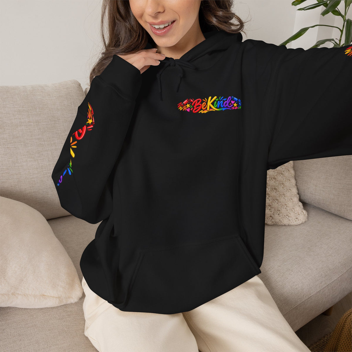 Broken Crayons Still Colorful Rainbow Art Hoodie