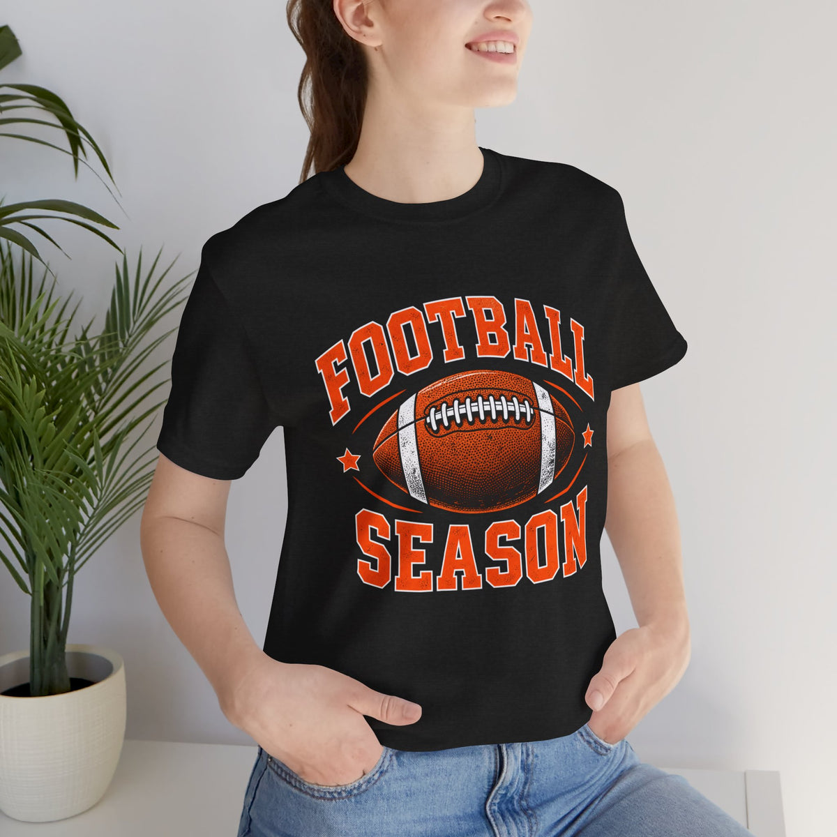 Football Season Tee – Vintage Football Graphic Shirt