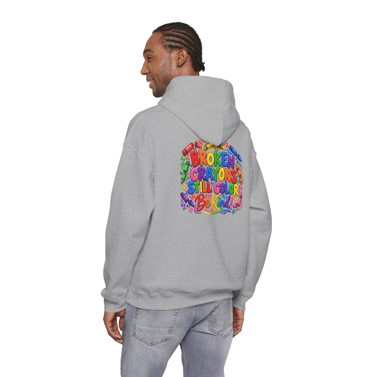Broken Crayons Still Colorful Rainbow Art Hoodie