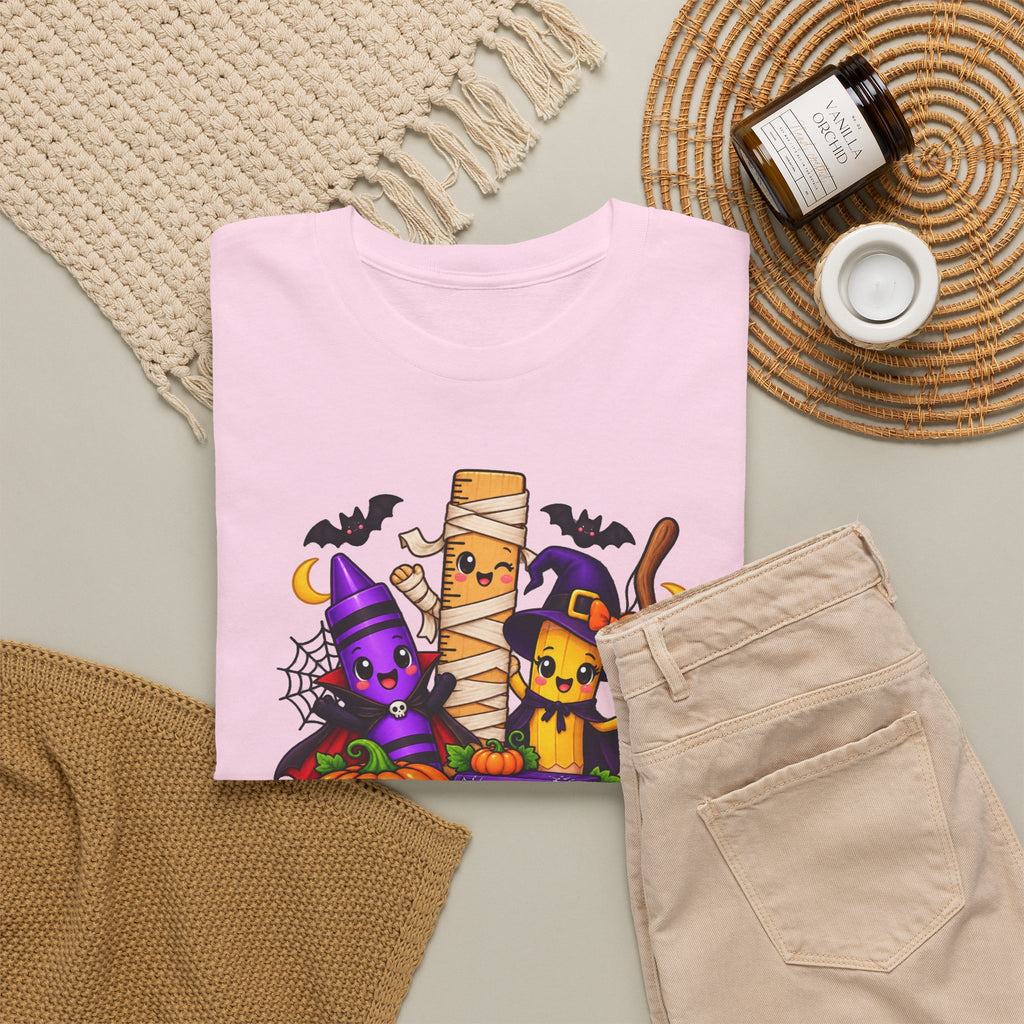 Halloween Teacher Tee — "What A Boo-tiful Day To Learn" Kids' Classroom Shirt