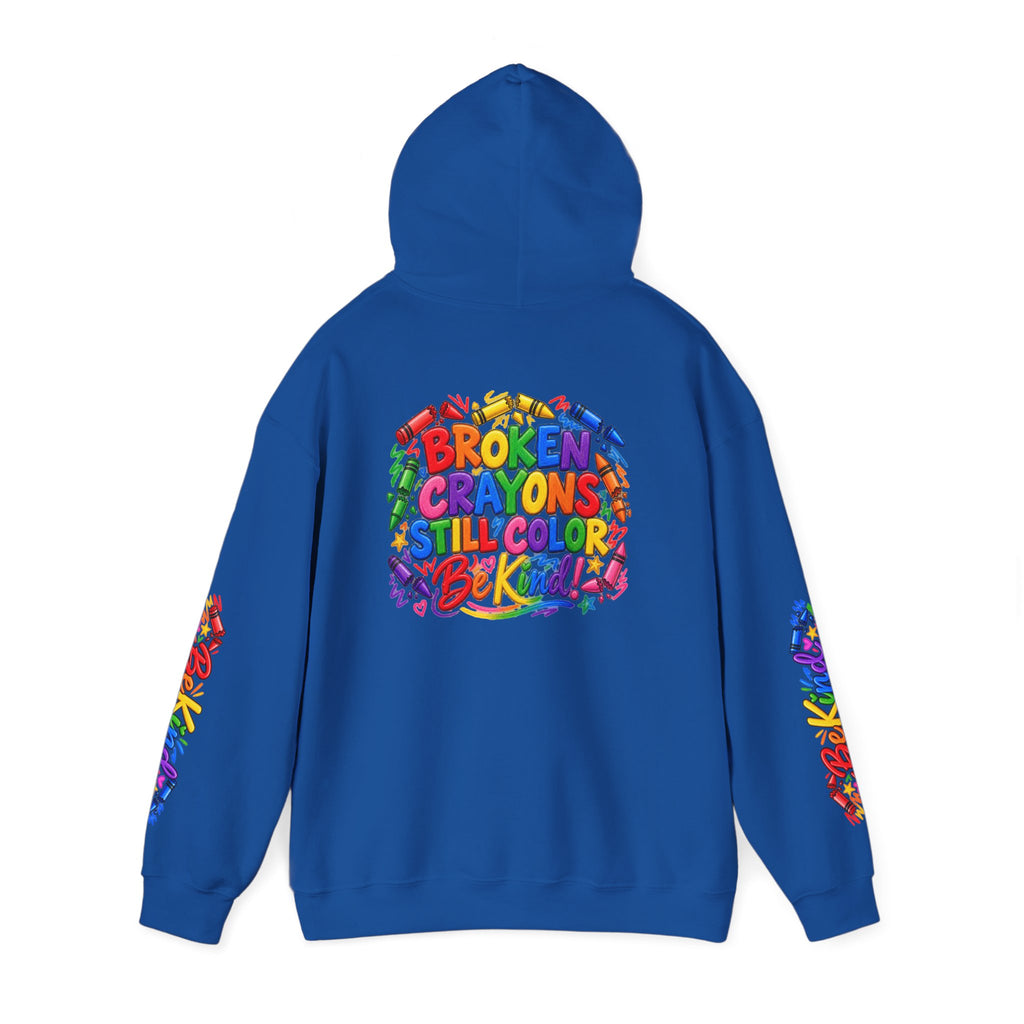 Broken Crayons Still Colorful Rainbow Art Hoodie